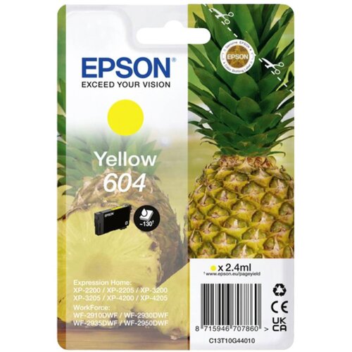 Epson Kartuša 604 (C13T10G44010) (rumena), original Cene