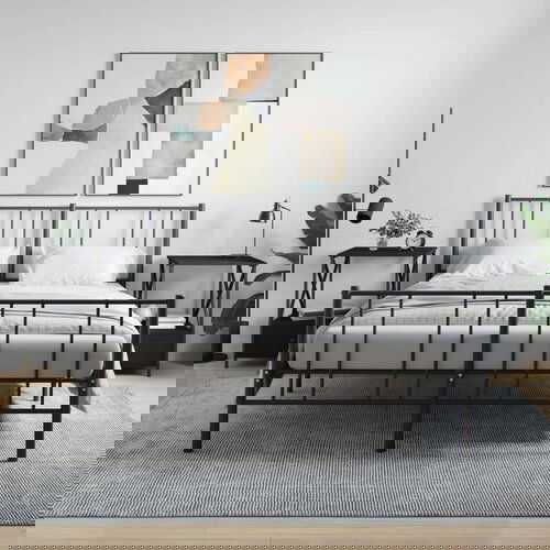 VidaXL Nočna mizica 2 kosa črna 50x41x65 cm inženirski les Slike