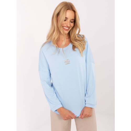 RELEVANCE Blouse-RV-BZ-A823.49-light blue Cene