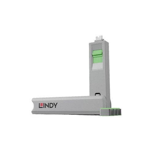 Lindy USB Type C Port Blocker Key - Pack of 4 Blockers, Green Cijene