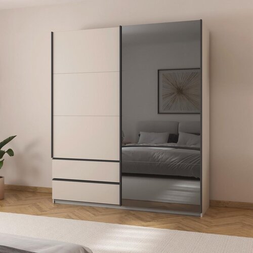 Premium Living Omara Z Drsnimi Vrati Elara, Barva &amp;Scaron;ampanjca Slike
