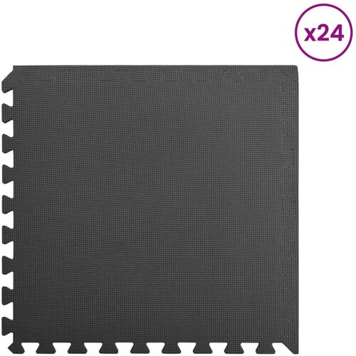  prostirke za vježbanje 24 pcs Crna 8 64 ㎡ - Crna 24 1 cm Slike