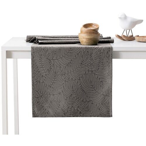 AmeliaHome Stolnjak i traka Gaia 115x250 cm, smeđa Slike