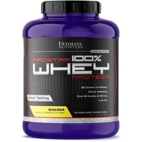 Ultimate Nutrition prostar whey protein 2,39 kg banana Cene