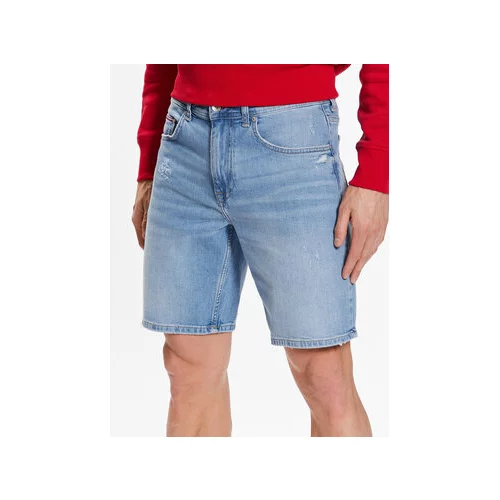 Tommy Hilfiger Jeans kratke hlače Brooklyn MW0MW31089 Modra Regular Fit