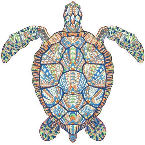 Drvene puzzle - Sea Turtle / S KP21921 Cene