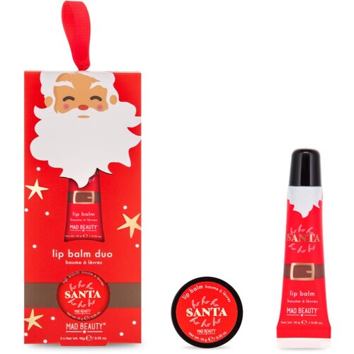 Mad Beauty HoHo Holiday Lip Balm Duo božićni poklon set za usne Cijene