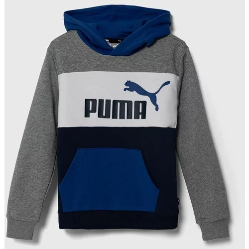 Puma Otroški pulover ESS BLOCK TR B s kapuco