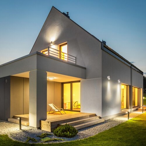Aigostar Spolja&amp;scaron;nja zidna lampa 2xGU10/230V bela IP65 okrugla Slike
