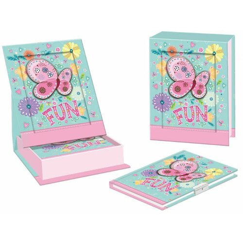  Dnevnik sa kljucem butterfly fun 56l f642401 ( 09/70038 ) Cene