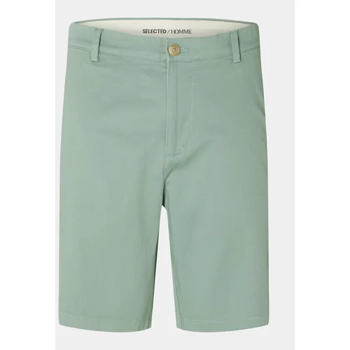 Selected Homme Kratke hlače iz tkanine Bill 16092256 Zelena Regular Fit