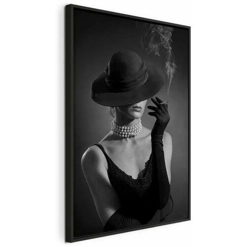  Slika - Black Elegance (1 Part) Vertical 60x90 U crnom drvenom okviru Cene