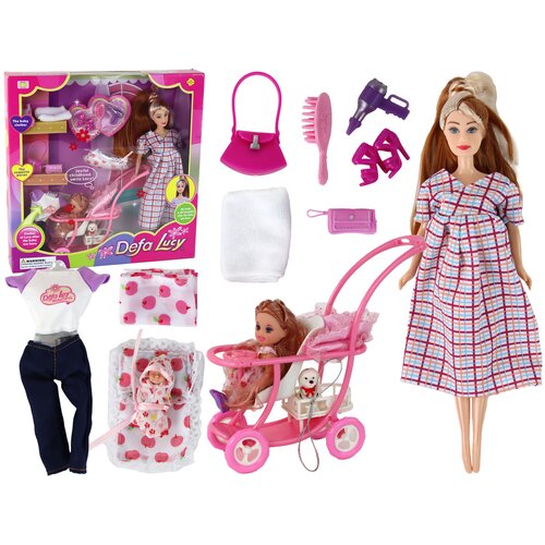 Lutka za igru Lucy sa bebom u kolicima i raznim rekvizitima Cijene