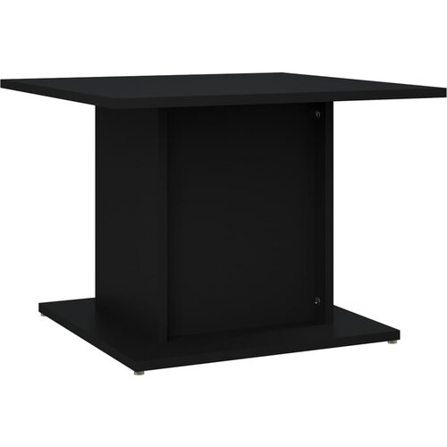Maison Chic Klubska mizica - kavna mizica - Nizka mizica črna 55,5x55,5x40 cm iverna plošča, (21754016) Cene