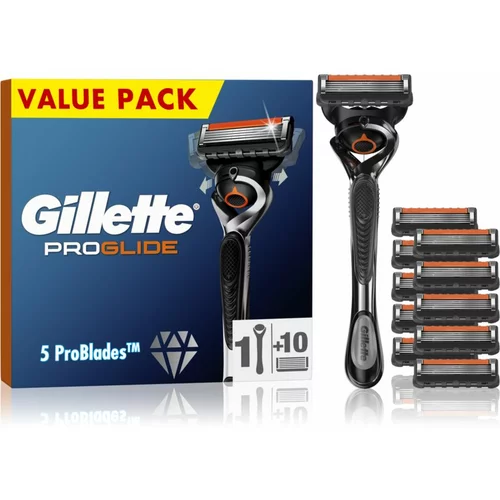 Gillette Fusion5 Proglide brijač + zamjenske britvice 10 kom