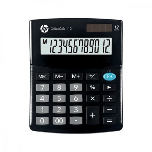 HEWLETT-PACKARD HP Calculator office HP OC 112 /INT BX, 12-digit display, 125x101x33mm, black Cijene