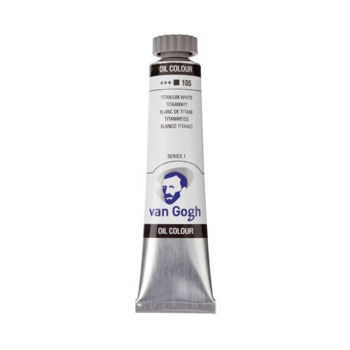 Van Gogh oil, uljana boja, titanium white, 105, 40ml ( 684105 ) Slike