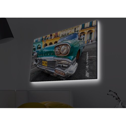 Opviq Slika na platnu sa LED osvetljenjem 45x70cm Cijene