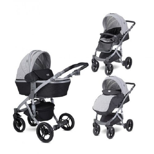 Lorelli dečija kolica rimini premium cool grey stars (2021) Cene