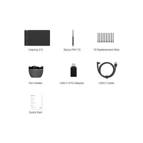 Huion inspiroy 2 s H641P black grafička tabla Slike