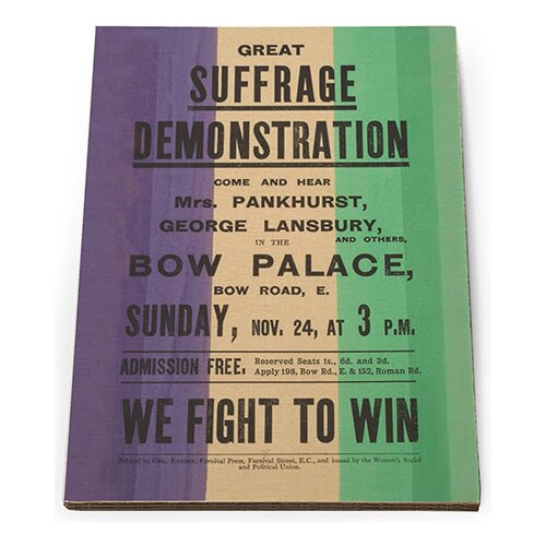 Customworks España čestitka - suffragettes, great suffrage demonstration Slike