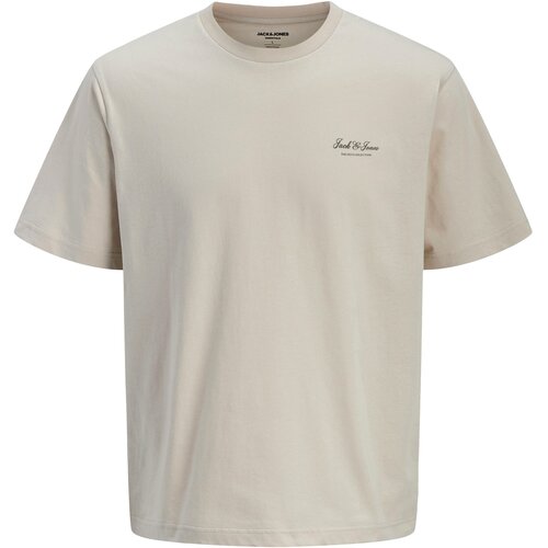 Jack & Jones Majica 'JJEArchive' ecru / čokolada Cene