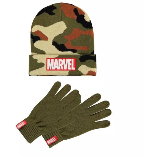 Difuzed Marvel - Men's Core Logo Giftset (Beanie & Knitted Gloves) Slike