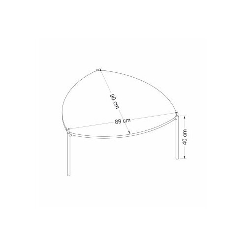 Hanah home Club sto Lenny 90x40x89cm Antracit Slike