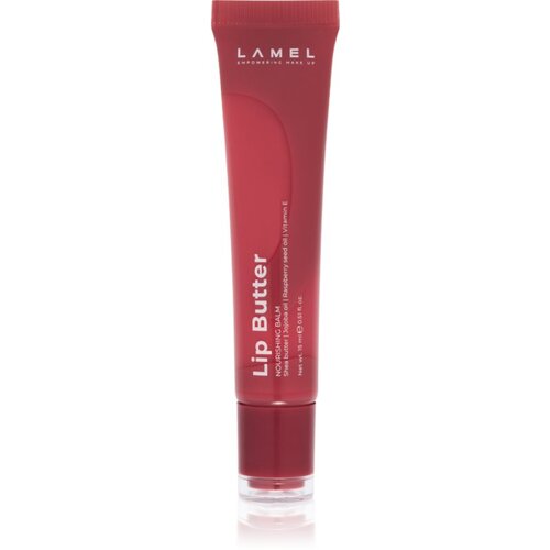 LAMEL Lip Butter tonirani balzam za ustnice odtenek 01 Pinkish 15 ml Slike
