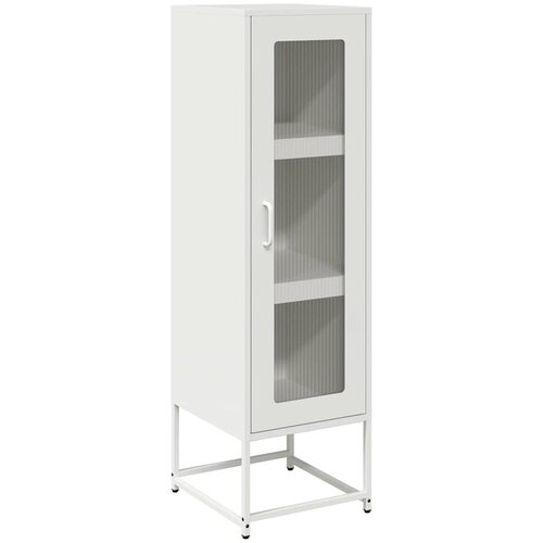 Maison Chic Komoda - Predalnik White 36x39x123 cm Hladno valjano jeklo, (21721996) Slike