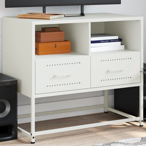vidaXL TV omarica bela 68x39x60,5 cm jeklo Cene