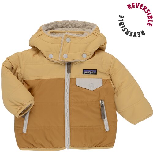 Patagonia BABY REVERSIBLE TRIBBLES HOODY Bež Slike
