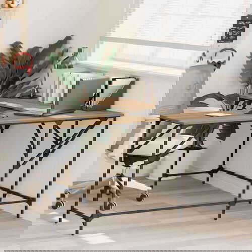  Stol Umjetnički hrast 149 x 149 x 75 cm Konstruirano drvo Slike