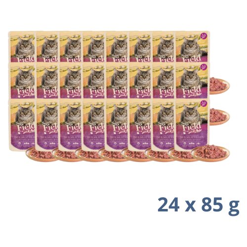 Sam's Field cat adult ćureći file sa šargarepom - 2.04 kg Slike