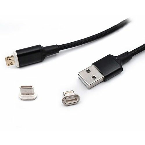 USB kabl magnetni na IP/tip C/mikro 1m kettz ( 101-20 ) Slike