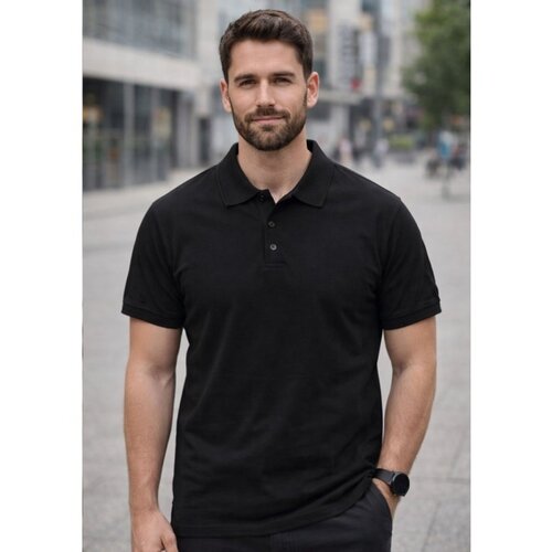 Ready Muška Majica sa Kragnom - Crna ( S, M, L, XL, XXL, XXXL ) Cene