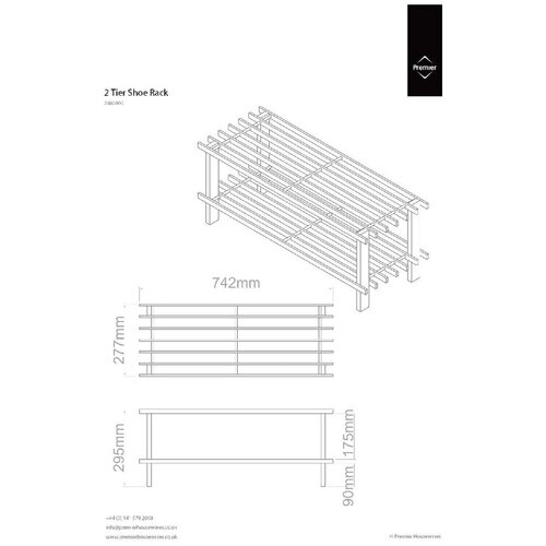 Premier Housewares kutija za cipele natural rack, 74x30 cm Slike