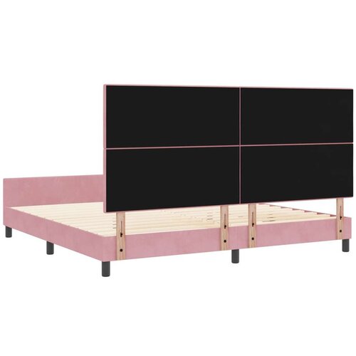  Krevet Ružičasti 200x200 cm Bar&amp;scaron;un Slike