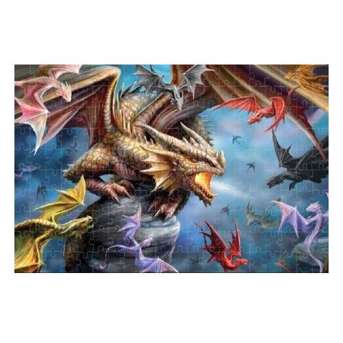  Puzzle za decu 3D Dragon clan - 200 delova Cene