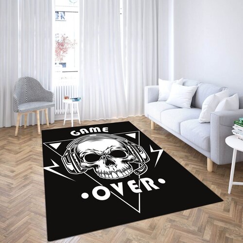 Conceptum Hypnose Tepih Cgkids5, Pravougaoni, 80 x 140 cm, Crno-bijeli Cijene