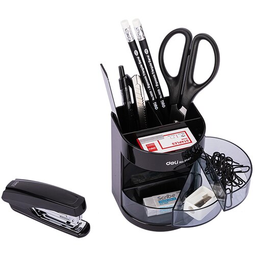 Deli Set kancelarijskog pribora E38253, Crni Slike