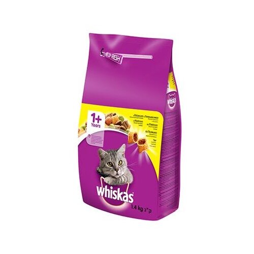 Whiskas cat adult piletina 1.4 kg hrana za mačke Slike