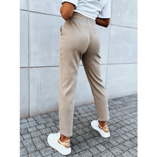 DStreet MOONLIGHT women's sweatpants beige Cene