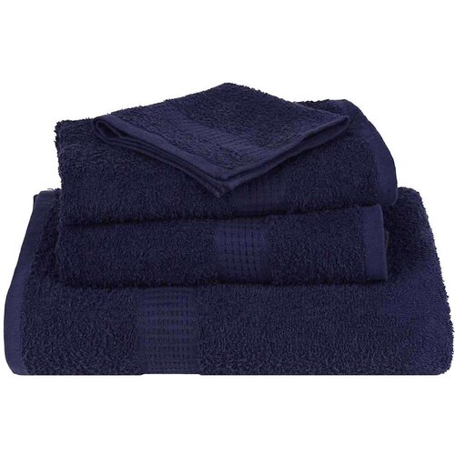 vidaXL 6-dijelni set ručnika modri 360 gsm 100 % pamuk Cijene