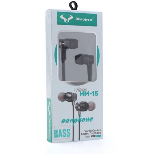 Oxpower slušalice HM15 3.5mm crne Slike