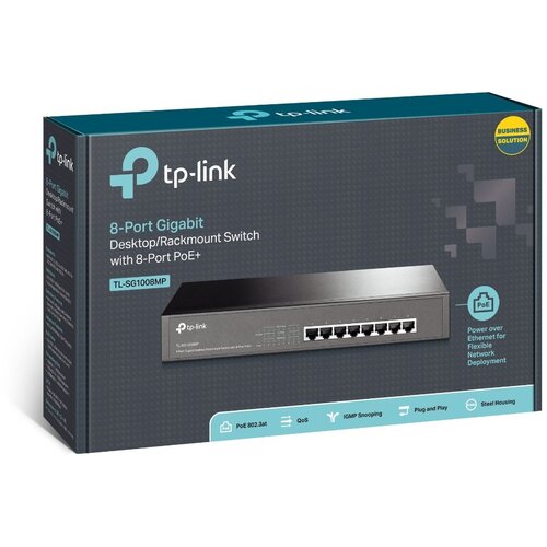 Tp-link 8-Port Gigabit PoE+ Switch 8 Slike