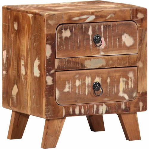 vidaXL Noćni ormarić 40x32x46 cm Obrađeno puno drvo Cijene