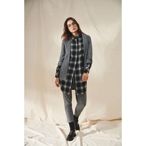 Marisse Shirt Dress With Tie Z-Su-3615 Black Cene