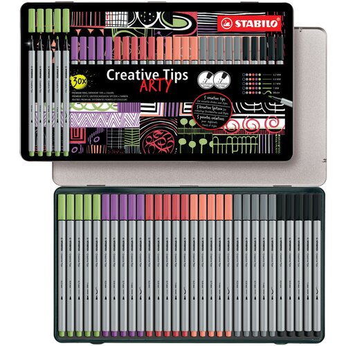 Stabilo Creative Tips ARTY PASTEL, kovinsko ohišje 30, (21655875) Cene