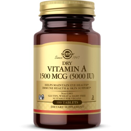 Solgar suvi vitamin a, 1500 mcg 5000 iu – podrška imunitetu i zdravlju očiju Cene